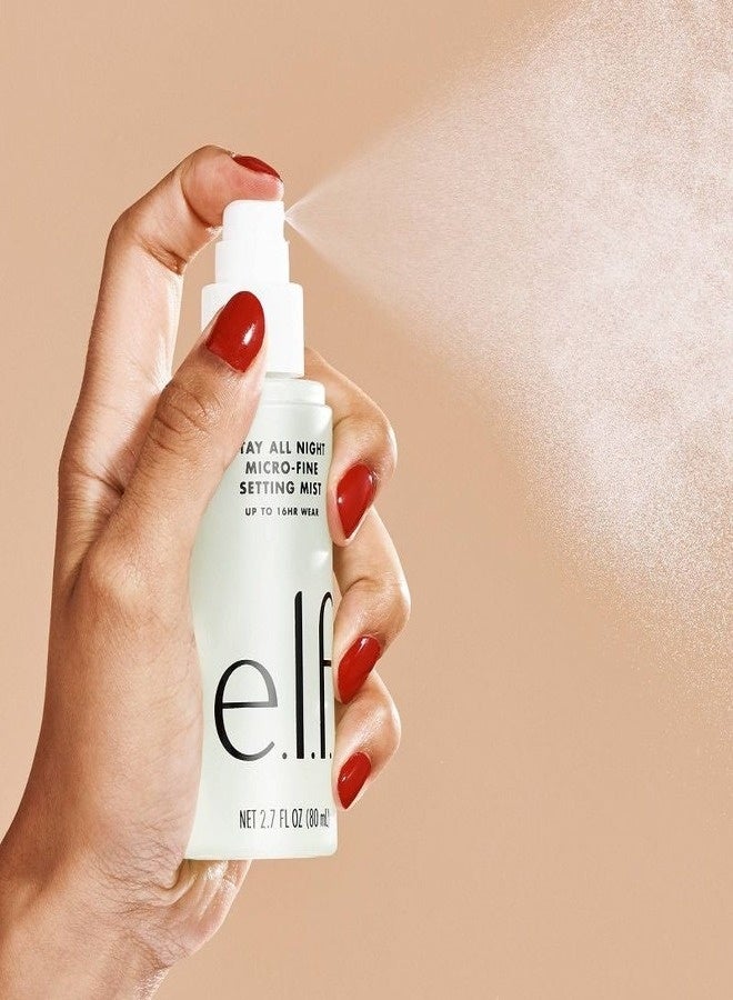 elf e.l.f. Stay All Night Micro-Fine Setting Mist – Long-Lasting Makeup Setting Spray with Micro-Fine Mist, Transfer-Resistant Finish, 80 ml - Image 3